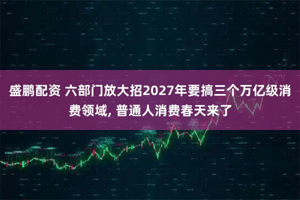 盛鹏配资 六部门放大招2027年要搞三个万亿级消费领域, 普通人消费春天来了