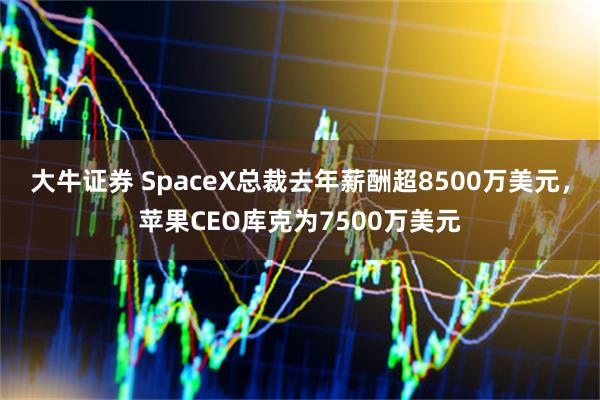 大牛证券 SpaceX总裁去年薪酬超8500万美元,苹果CEO库克为7500万美元